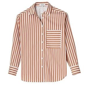 AYR DEEP END Striped Button Down Shirt